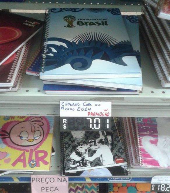 Imagem engraçada Caderno em Promoção no iPiadas