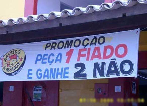 Imagem engraçada Promoção do Dia no iPiadas
