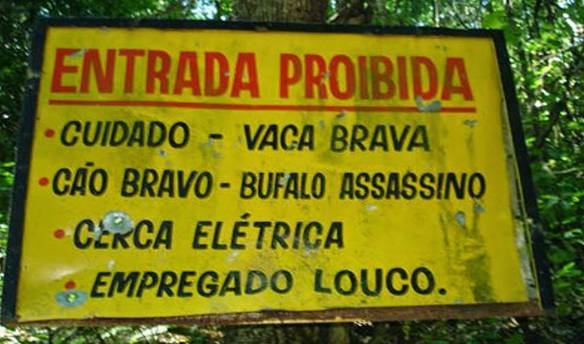 Imagem engraçada Melhor Não Entrar Mesmo... no iPiadas