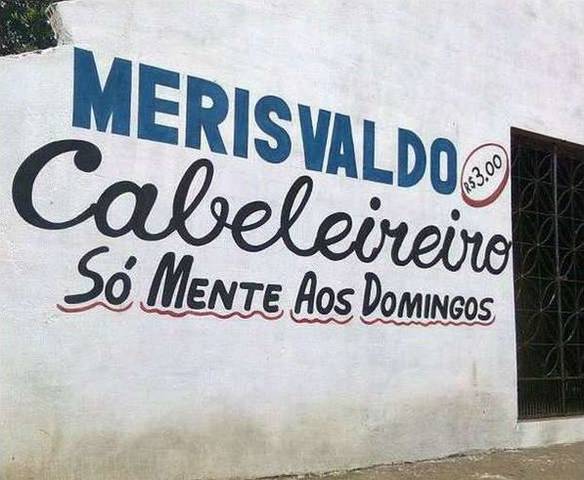 Imagem engraçada Mentiras no Domingo no iPiadas