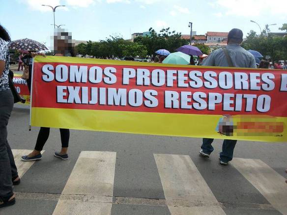 Imagem engraçada "Exijimos" Greve dos Professores no iPiadas