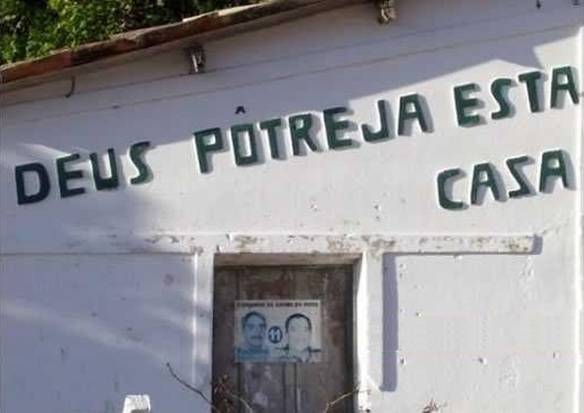 Imagem engraçada Que Deus Pôtreja no iPiadas