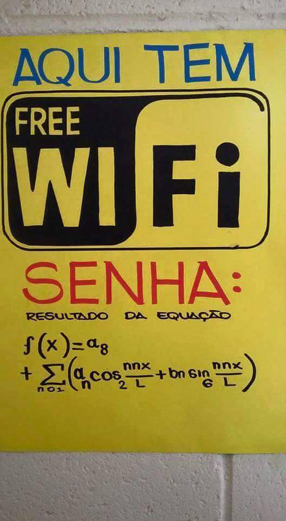 Imagem engraçada WiFi Grátis no iPiadas