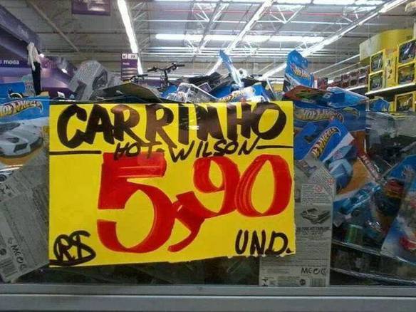 Imagem engraçada Carrinho Hot Wilson no iPiadas