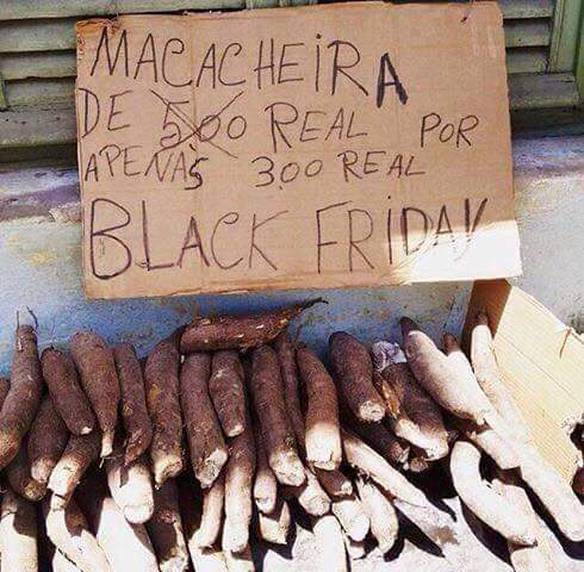 Imagem engraçada Macacheira Black Friday no iPiadas