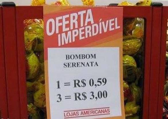 Imagem engraçada 3 Pelo Preço de... no iPiadas