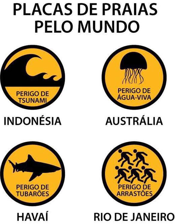 Imagem engraçada Placas pelo Mundo no iPiadas