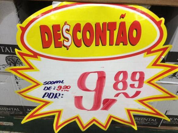 Imagem engraçada Desconto Como Você Nunca Viu no iPiadas
