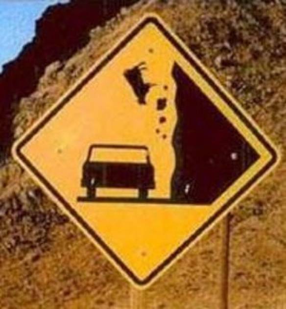 Imagem engraçada Cuidado, Vacas Caindo no iPiadas