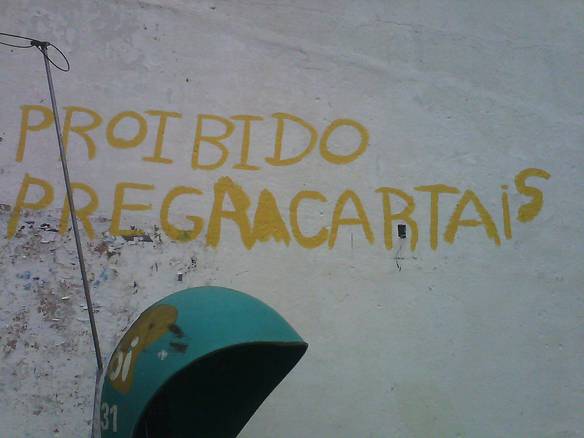 Imagem engraçada Proibido Pregacartais no iPiadas