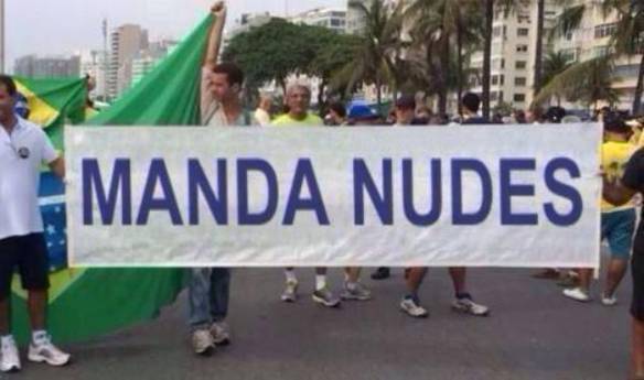 Imagem engraçada Manifestação Acontecendo no iPiadas