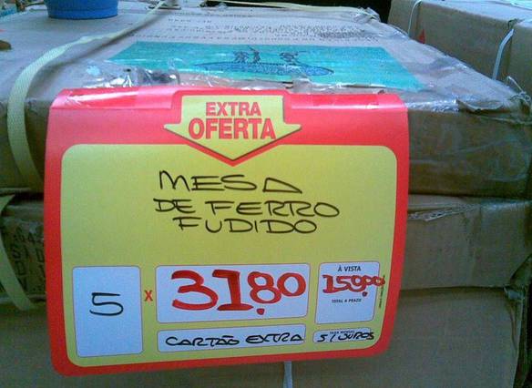 Imagem engraçada Novo Tipo de Ferro no iPiadas