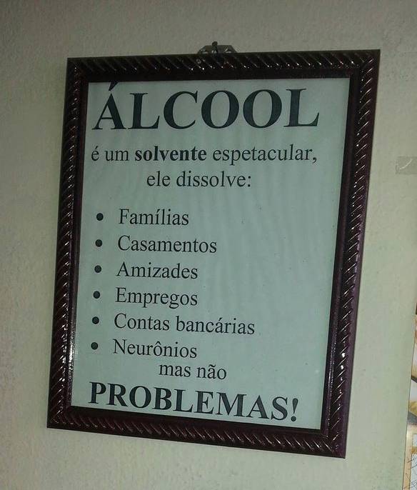 Imagem engraçada Álcool Solvente no iPiadas