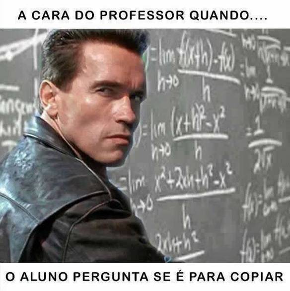 Imagem engraçada Professor, É Pra Copiar? no iPiadas