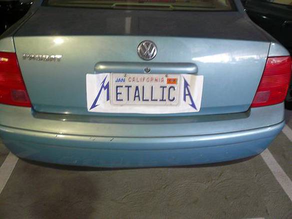 Imagem engraçada Placa do Metallica no iPiadas