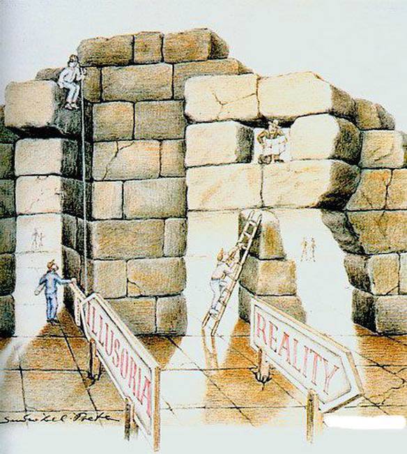 Imagem engraçada Ilusão e Realidade no iPiadas
