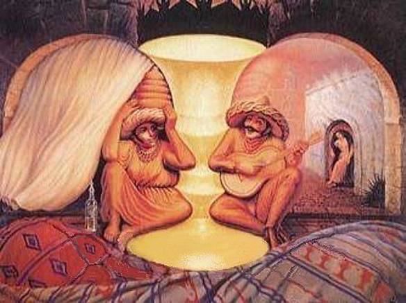 Imagem engraçada Dois Idosos ou Dois Homens Tocando no iPiadas