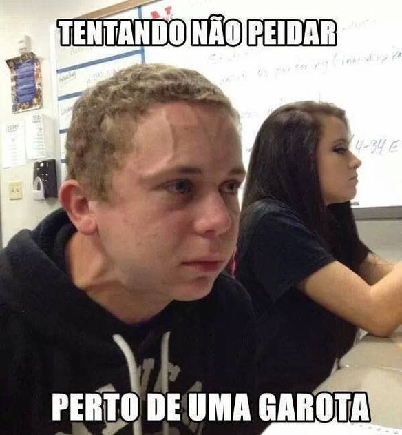 Imagem engraçada Tentando Não Peidar no iPiadas