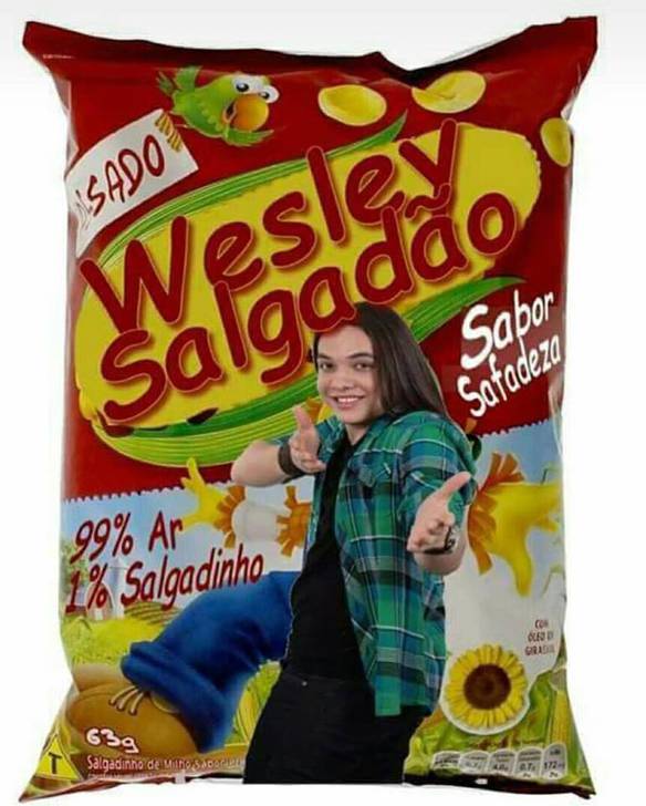 Imagem engraçada Wesley Salgadão no iPiadas