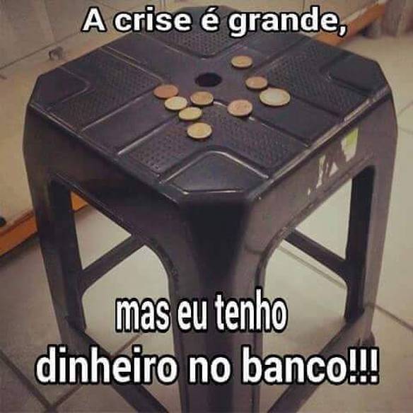 Imagem engraçada Tenho Dinheiro no Banco no iPiadas