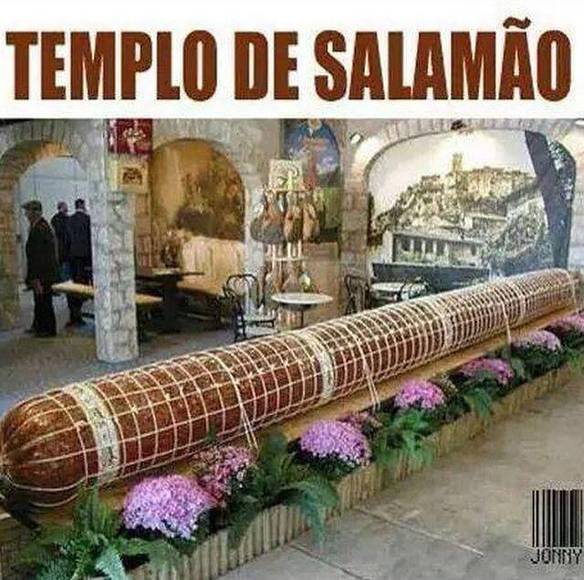 Imagem engraçada Templo de Salamão no iPiadas