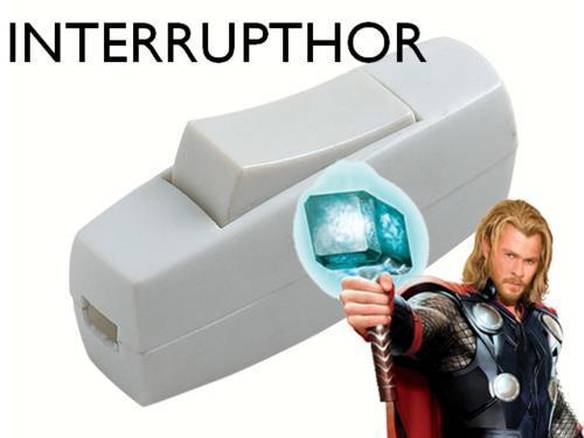 Imagem engraçada Interrupthor no iPiadas