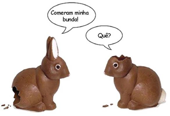 Imagem engraçada Páscoa É Assim no iPiadas