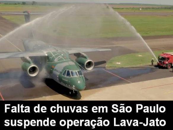 Imagem engraçada Suspensão da Operação Lava-Jato no iPiadas