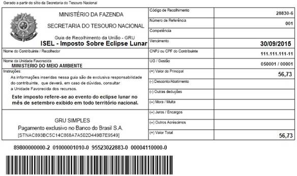 Imagem engraçada Pague seu Imposto Sobre Eclipse Lunar no iPiadas