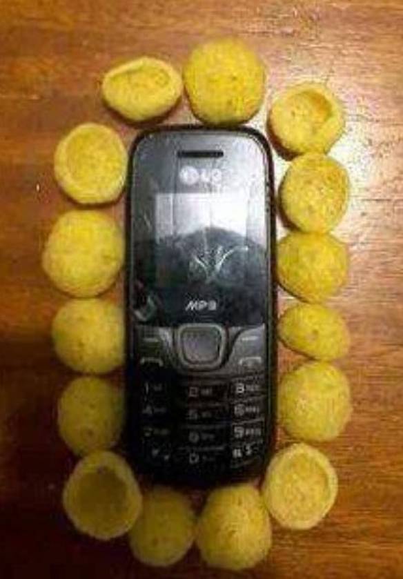 Imagem engraçada Celular com 15 Chips no iPiadas