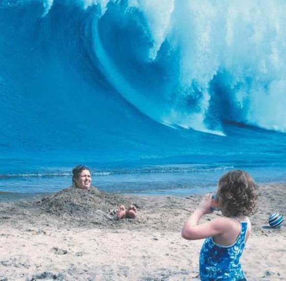 Imagem engraçada Onda por Trás no iPiadas