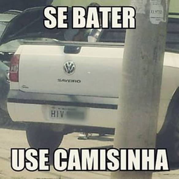 Imagem engraçada Se Bater, Use a Camisinha no iPiadas