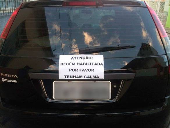 Imagem engraçada Recém Habilitada no iPiadas