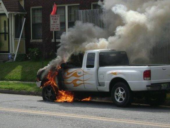 Imagem engraçada Pintura Flamejante no iPiadas