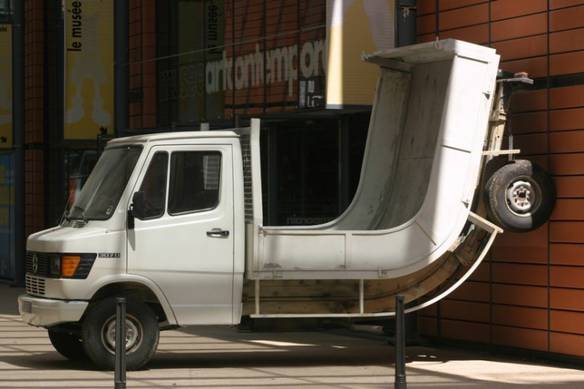 Imagem engraçada Caminhão Flexível no iPiadas