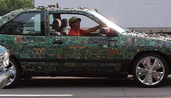 Imagem engraçada Carro Digital no iPiadas