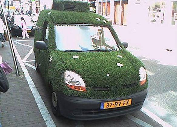 Imagem engraçada Carro Verde no iPiadas