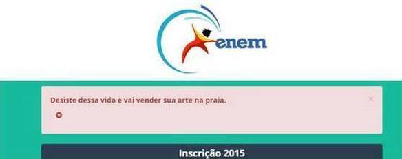Imagem engraçada Fui Me Inscrever no Enem... no iPiadas