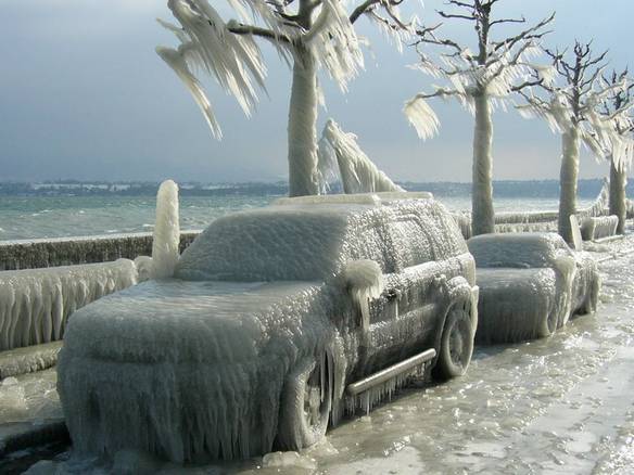 Imagem engraçada Carros de Gelo no iPiadas