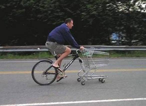 Imagem engraçada Carrinho de Compras no iPiadas