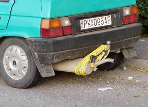 Imagem engraçada Escapamento Fixo no iPiadas