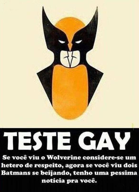 Imagem engraçada Teste Gay no iPiadas
