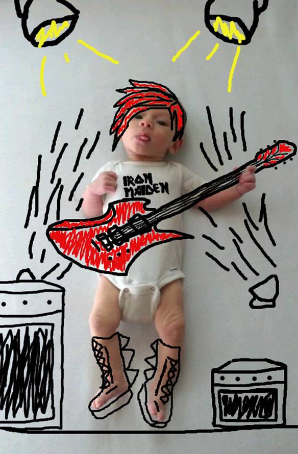 Imagem engraçada Rock na Veia no iPiadas