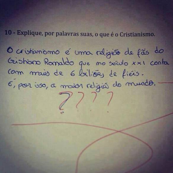 Imagem engraçada Significado de Cristianismo no iPiadas