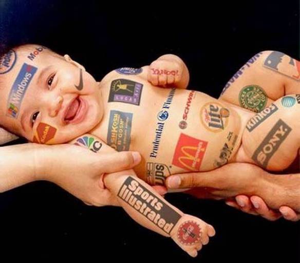 Imagem engraçada Bebê Patrocinado no iPiadas