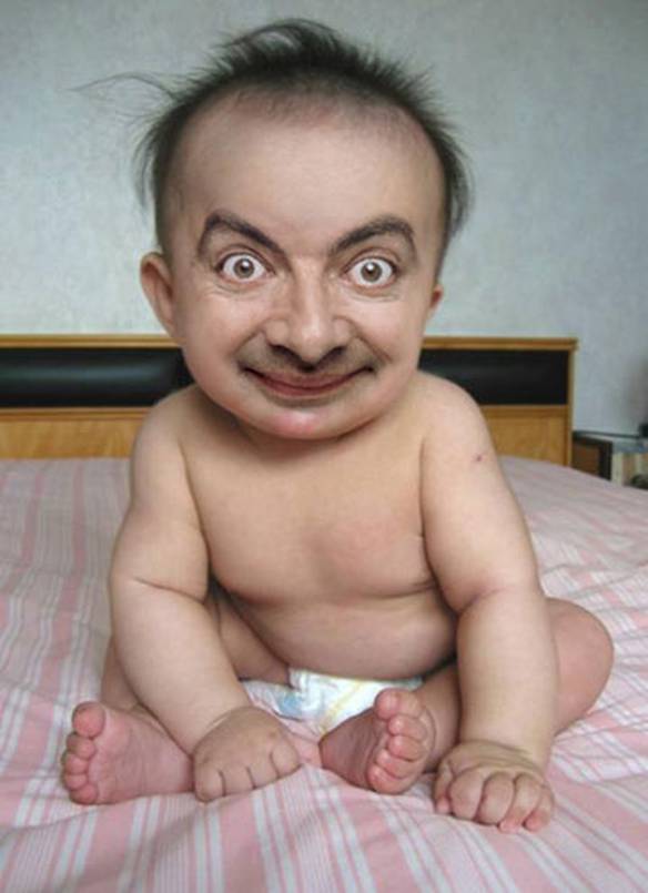Imagem engraçada Bebê Bean no iPiadas