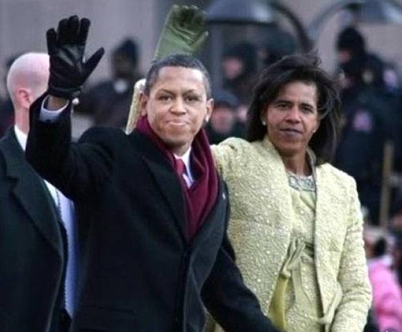 Imagem engraçada Casal Obama no iPiadas