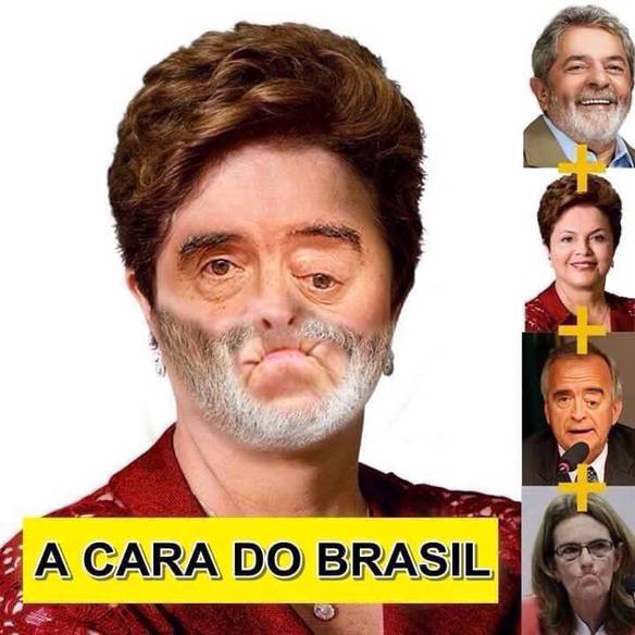 Imagem engraçada A Cara do Brasil no iPiadas