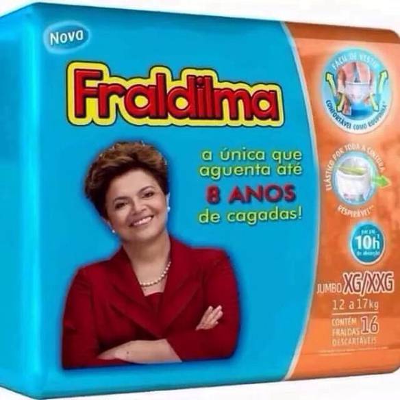 Imagem engraçada Fraldilma no iPiadas