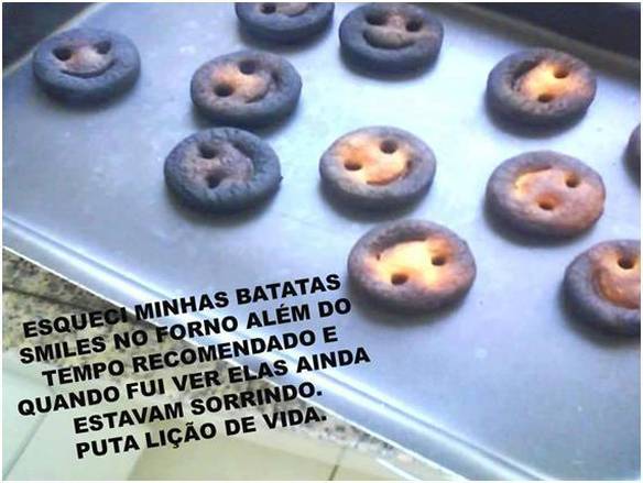 Imagem engraçada Batatas Smile no iPiadas